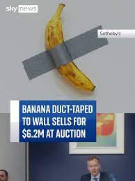 Is this what the worlld is coming to? Man eats $ million banana.
