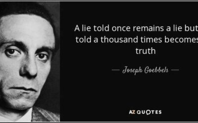 When Lies Become the Gospel